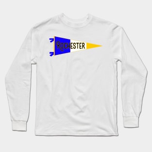 Rochester Flag Pennant Long Sleeve T-Shirt